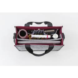 Sigel brašna na notebooky Desk Sharing Bag Bicolor M Syntetická plst šedá, tmavě červená (š x v x h) 36 x 28 x 15 cm Max. velikost: 39,1 cm (15,4)