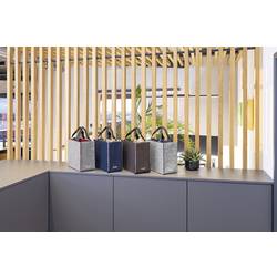 Sigel brašna na notebooky Desk Sharing Bag Bicolor M Syntetická plst šedá, tmavě červená (š x v x h) 36 x 28 x 15 cm Max. velikost: 39,1 cm (15,4)