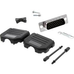 MH Connectors MHDPPK15HD26MS-K sada D-SUB kolíkové lišty 180 ° Pólů: 15 pájecí kalíšek 1 ks