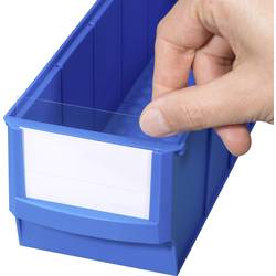 Allit 456596 popisovací nálepky na skladovací boxy , ProfiPlus ShelfBox Label S, bílá, transparentní, 20 ks