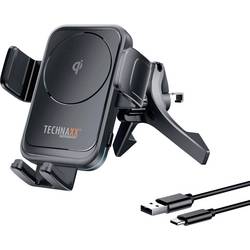 Technaxx bezdrátová indukční nabíječka 15 W TX-322 5259 Výstup Qi standard černá