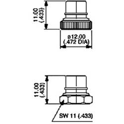 APEM U1401, N33261005 těsnicí krytka, 1 ks