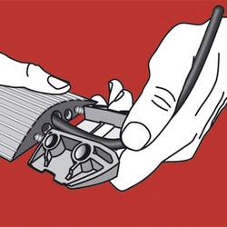 Serpa kabelový můstek 5.01022.7043 TPE tmavě šedá Kanálů: 3 1500 mm Množství: 1 ks