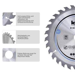 kwb 584157 tvrdokovový pilový kotouč 156 x 12.75 mm 1 ks