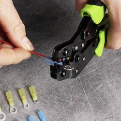 Quadrios 23C517 kulaté kabelové oko Průřez (max.)=1.5 mm² Ø otvoru=5.3 mm částečná izolace červená 50 ks