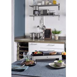 WMF 0415170011 elektrický gril stolní gril manuálně nastavitelná teplota černá, stříbrná