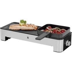 WMF 0415170011 elektrický gril stolní gril manuálně nastavitelná teplota černá, stříbrná