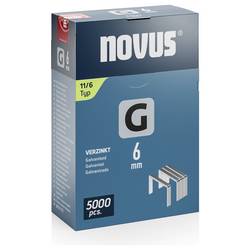 Novus Tools 042-0765 svorky z plochého drátu Typ 11 5000 ks Rozměry (d x š) 6 mm x 10.6 mm