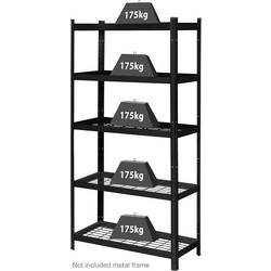 TOOLCRAFT TO-10187136 podlahový rošt , (š x h) 900 mm x 400 mm, kov, černá