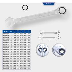 Brilliant Tools BT013713 BT013713 očkový ráčnový klíč Délka klíče (cm) (jen pro nadpis) 13 mm