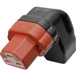 Kalthoff 444004 IEC konektor C15/C16 444 zásuvka, zahnutá Počet kontaktů: 2 + PE 16 A černá, červená 1 ks