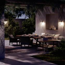 Philips LED Sunera 929004141601 venkovní nástěnné osvětlení LED E27 černá