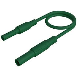 Hirschmann Test & Measurement MAL S GG-B 25/2,5 gn bezpečnostní měřicí kabely 4mm bezpečnostní zástrčka 4mm bezpečnostní zdířka 25 cm zelená 1 ks