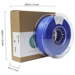 Maertz PMMA-1009-003 PMMA-1009-003 vlákno pro 3D tiskárny PLA Pro 1.75 mm 1000 g modrá 1 ks