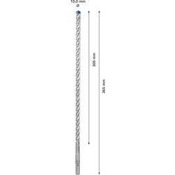 Bosch Accessories EXPERT SDS plus-7X 2608900101 wolfram-karbid příklepový vrták 1 ks 10 mm Celková délka 365 mm SDS plus 1 ks