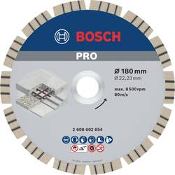 Bosch Accessories 2608602654 Bosch Power Tools diamantový řezný kotouč Průměr 180 mm Ø otvoru 22.23 mm beton 1 ks