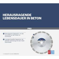 Bosch Accessories 2608602654 Bosch Power Tools diamantový řezný kotouč Průměr 180 mm Ø otvoru 22.23 mm beton 1 ks