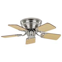 CasaFan FLAT 75-III BN-NB/BU Flügel Nussbaum/Buche stropní ventilátor 61 W (Ø x v) 79 cm x 164 mm chrom (kartáčovaný) vyměnitelné lopatky, vhodný i pro zimní