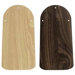 CasaFan FLAT 75-III BN-NB/BU Flügel Nussbaum/Buche stropní ventilátor 61 W (Ø x v) 79 cm x 164 mm chrom (kartáčovaný) vyměnitelné lopatky, vhodný i pro zimní