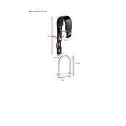 HEPA Solar 22030009 Geländer Set Držák solárního modulu na zábradlí