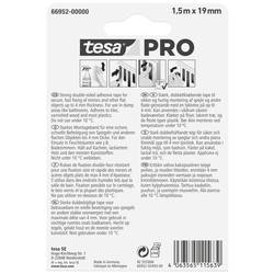 tesa Mounting PRO Spiegel 66952-00000-00 montážní páska bílá (d x š) 1.5 m x 19 mm 1 ks