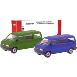 Herpa 012805-002 H0 model osobního automobilu Volkswagen Sběrnice T4, olivově zelená a ultramarínově modrá