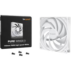 BeQuiet PURE WINGS 3 White 140mm PWM high-speed PC větrák s krytem bílá (š x v x h) 140 x 25 x 140 mm