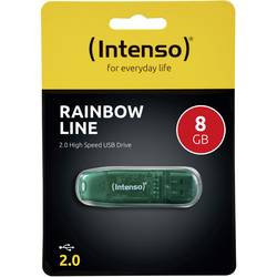 Intenso Rainbow Line USB flash disk 8 GB zelená 3502460 USB 2.0