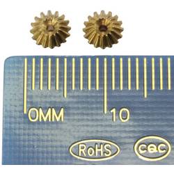 Sol Expert Z16K3 mosaz sada mikro ozubených kol, Modul 0.3, kovová ozubená kola, (Ø x v) 5.22 mm x 1 mm, 2 ks