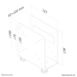 Neomounts držák na PC zadní stěna THINCLIENT-20 THINCLIENT-20 černá Zatížitelný do hmotnosti=10 kg