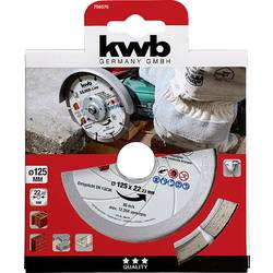 kwb 796570 diamantový řezný kotouč Průměr 125 mm Ø otvoru 22 mm 1 ks