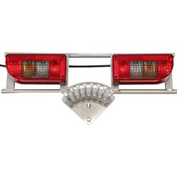 SecoRüt 70411 Prüfbalken für Anhängersteckdosen 12 Volt 7+13 pol. Aluminium Tester zásuvek pro přívěsy 12 V počet pólů:7 nebo 13 póly