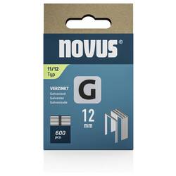 Novus Tools 042-0798 svorky z plochého drátu Typ 11 600 ks Rozměry (d x š) 12 mm x 10.6 mm