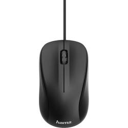 Hama optická myš, přenos USB, 3 tlačítko, 1200 dpi, černá