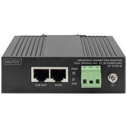 Digitus DN-651141 PoE injektor 10 / 100 / 1000 MBit/s IEEE 802.3af (12.95 W), IEEE 802.3at (25.5 W), IEEE 802.3bt, IEEE802.3at (30 W), IEEE802.3af (15,4 W)