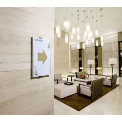 Durable dveřní štítek INFO SIGN - 4806 (š x v) 210 mm x 297 mm metalická , stříbrná 480623