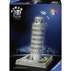 Ravensburger 3D Puzzle Iconics: Břidlicový věž od Pisa s LED 12008028 1 ks