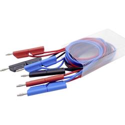 Schnepp 354 000060 sada měřicích kabelů [banánková zástrčka 4 mm - banánková zástrčka 4 mm ] 1.00 m;černá, červená, modrá;1 sada