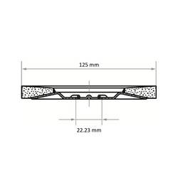 LUKAS-ERZETT A27201250600065 lamelový kotouč Průměr 125 mm Zrnitost=60 10 ks