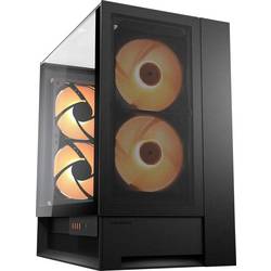 Cougar CGR-2WA3B-RGB midi tower PC skříň černá 2 předinstalované ventilátory, boční okno, integrované osvětlení