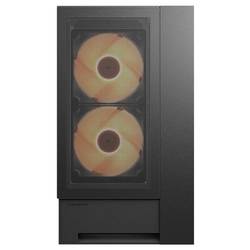 Cougar CGR-2WA3B-RGB midi tower PC skříň černá 2 předinstalované ventilátory, boční okno, integrované osvětlení