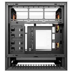Cougar CGR-2WA3B-RGB midi tower PC skříň černá 2 předinstalované ventilátory, boční okno, integrované osvětlení