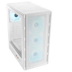 Cougar 382GA50.0004 midi tower PC skříň bílá 4 předinstalované ventilátory, boční okno, integrované osvětlení