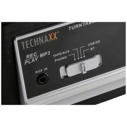 Technaxx TX-22+ USB gramofon řemínkový pohon černá