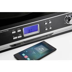 Technaxx TX-22+ USB gramofon řemínkový pohon černá