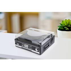 Technaxx TX-22+ USB gramofon řemínkový pohon černá