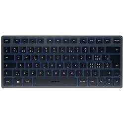 CHERRY KW 7100 MINI BT Bluetooth® klávesnice švýcarská, QWERTZ modrá Tiché klávesy, funkce Multipair