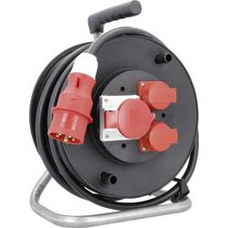AS Schwabe 10155 kabelový buben 25.00 m černá CEE zástrčka 16 A 5pólová