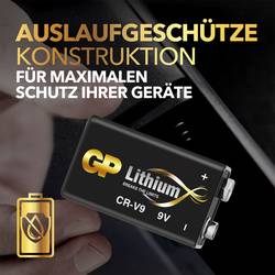 GP GPCR9VSTD565C1 baterie 9 V lithiová 800 mAh 9 V 1 ks