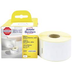 Avery-Zweckform etikety v roli kompatibilní náhradní DYMO, Seiko 99012, S0722400 89 x 36 mm papír bílá 260 ks trvalé Adresní nálepky ASS0722400